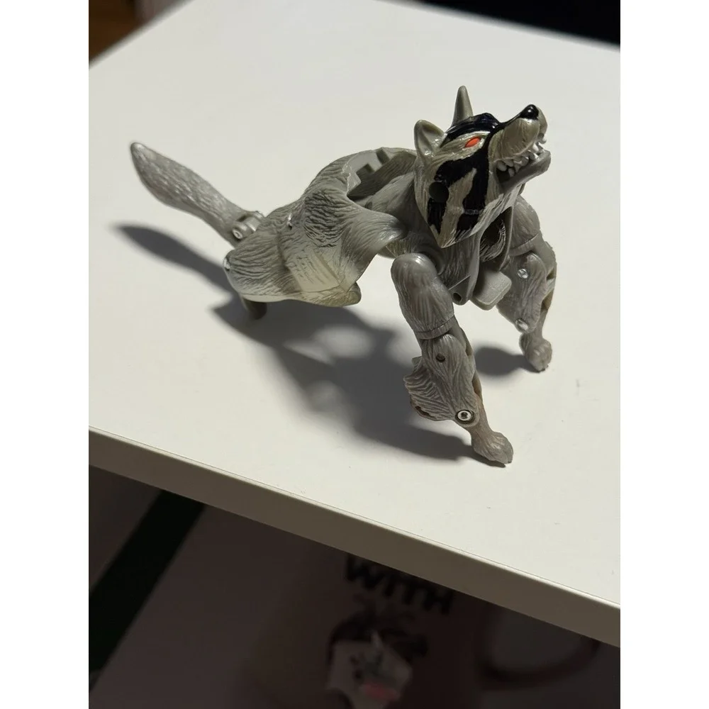 Transformers Deluxe Animorphs Cassie Wolf Action Figure Beast Wars Missing Parts